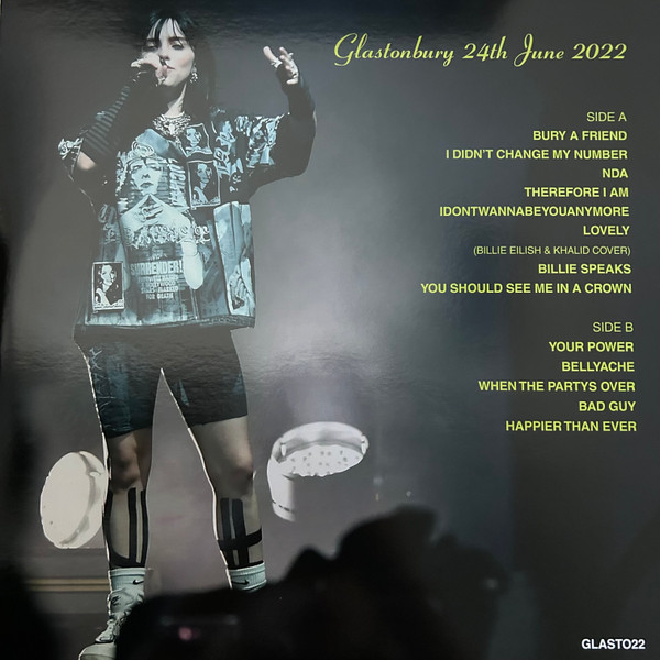 Billie Eilish - Glastonbury 24th June 2022 | Not On Label (Billie Eilish) (none) - 2 Billie Eilish - Glastonbury 24th June 2022 | Not On Label (Billie Eilish) (none) - 2