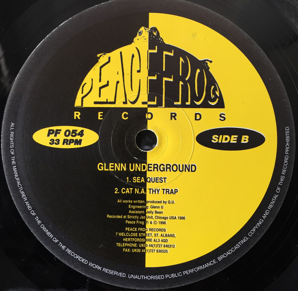 Glenn Underground - C.V.O. Trance | Peacefrog Records (PF 054) - 2