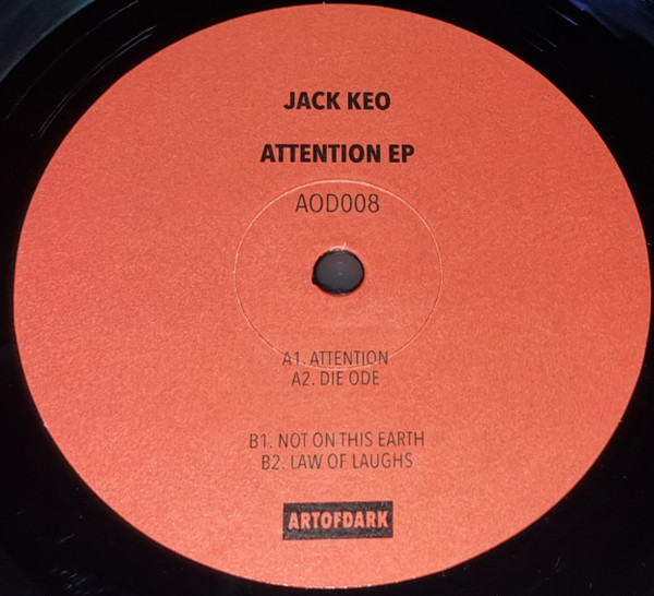 Jack Keo - Attention EP | Art Of Dark (AOD008) - 2
