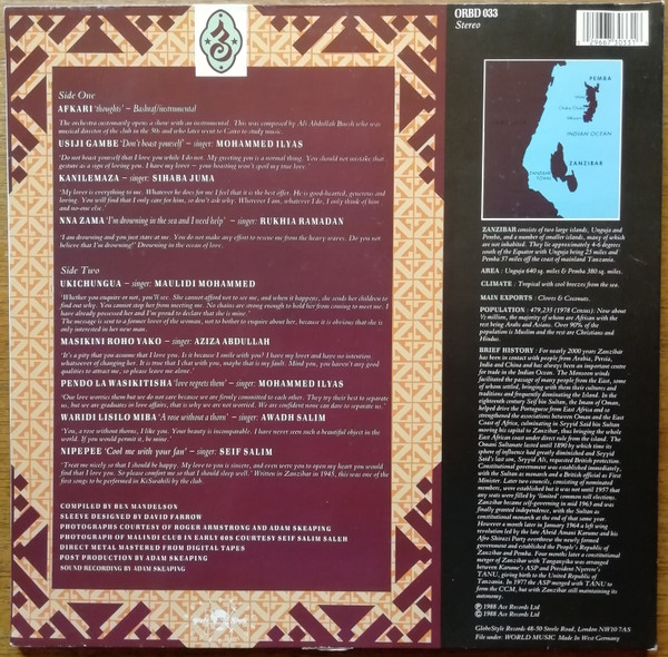 Ikhwani Safaa Musical Club - Taarab 2 / Music Of Zanzibar | Globe Style (ORBD 033) - 4 Ikhwani Safaa Musical Club - Taarab 2 / Music Of Zanzibar | Globe Style (ORBD 033) - 4