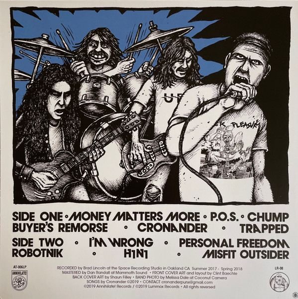 Cronander - Trapped | Annihilate! (AT-006LP) - 2 Cronander - Trapped | Annihilate! (AT-006LP) - 2