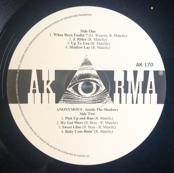 Anonymous - Inside The Shadow | Akarma (AK 170) - 3 Anonymous - Inside The Shadow | Akarma (AK 170) - 3