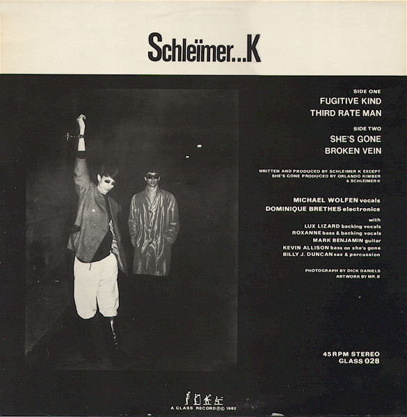 Schleimer K - Fugitive Kind | Glass Records (GLASS 028) - 2