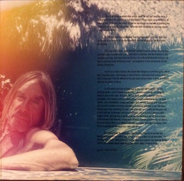 Iggy Pop - Free | Caroline International (CAROL019LPC) - 3 Iggy Pop - Free | Caroline International (CAROL019LPC) - 3