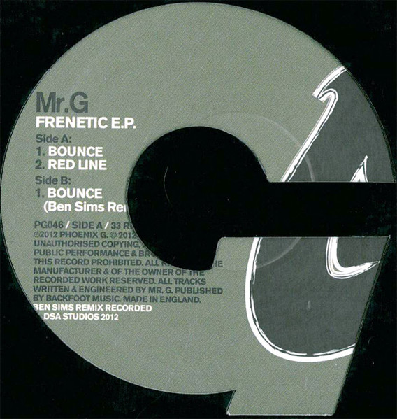 Mr. G - Frenetic E.P. | Phoenix G. (PG046) - 3