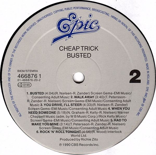 Cheap Trick - Busted | Epic (466876 1) - 4