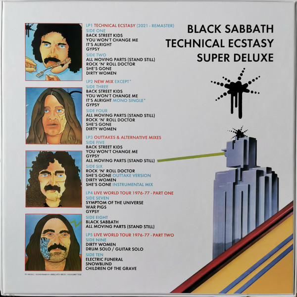 Black Sabbath - Technical Ecstasy • Super Deluxe | BMG (BMGCAT518BOX) - 3