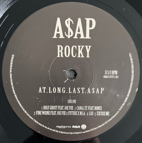 ASAP Rocky - At.Long.Last.A$AP | Polo Grounds Music (88843-07775-1) - 3 ASAP Rocky - At.Long.Last.A$AP | Polo Grounds Music (88843-07775-1) - 3