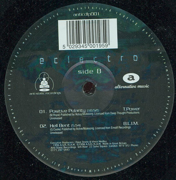 Various - Eclectro | Anti Static Recordings (anticdlp001) - 2