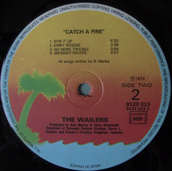 The Wailers - Catch A Fire | Island Records (9123 013) - 4 The Wailers - Catch A Fire | Island Records (9123 013) - 4