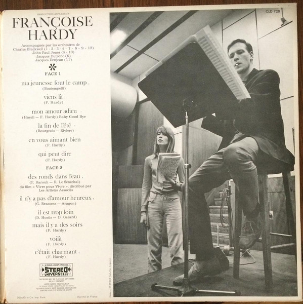 Françoise Hardy - Ma Jeunesse Fout Le Camp... | Disques Vogue (CLD 720) - 3 Françoise Hardy - Ma Jeunesse Fout Le Camp... | Disques Vogue (CLD 720) - 3