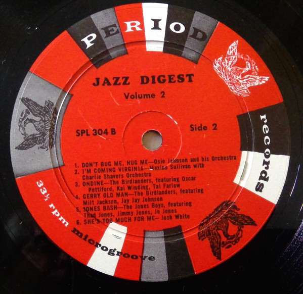 Various - Jazz Digest Volume II | Period Records (SPL 304) - 4 Various - Jazz Digest Volume II | Period Records (SPL 304) - 4