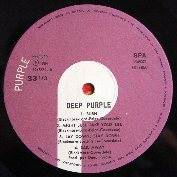 Deep Purple - Burn | Purple Records (1948371) - 2