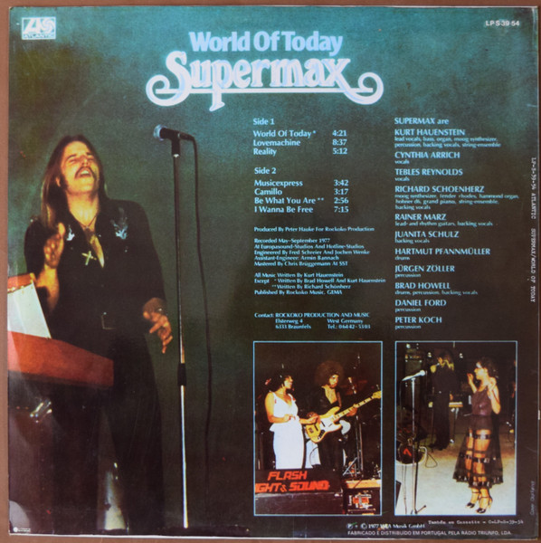 Supermax - World Of Today | Atlantic (ATL 50 423) - 2