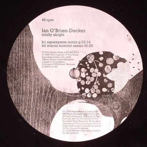 Ian O'Brien-Docker - Totally Alright | Virgin (371210-1) - 2 Ian O'Brien-Docker - Totally Alright | Virgin (371210-1) - 2