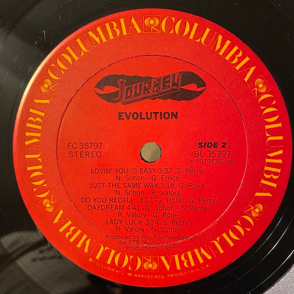 Journey - Evolution | Columbia (FC 35797) - 4 Journey - Evolution | Columbia (FC 35797) - 4