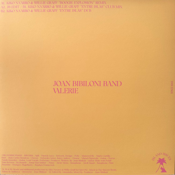 Joan Bibiloni Band - Valerie | Island Issues (ISSUES01) - 2 Joan Bibiloni Band - Valerie | Island Issues (ISSUES01) - 2
