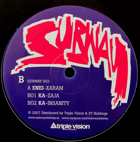 Enei / Ka - Xaram / Zaja / Insanity | Subway (SUBWAY 003) - main