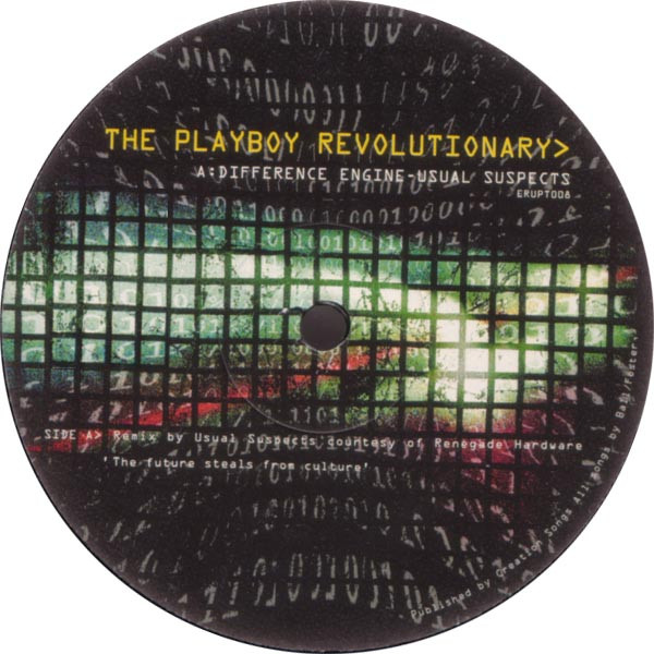 The Playboy Revolutionary - Difference Engine / Burning Chrome | Eruption Records (ERUPT008)