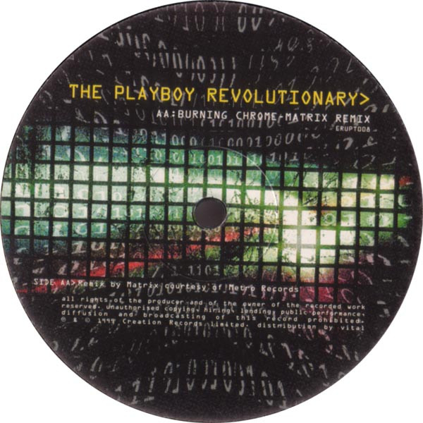 The Playboy Revolutionary - Difference Engine / Burning Chrome | Eruption Records (ERUPT008) - 2