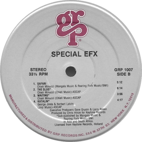 Special EFX - Special EFX | GRP (GRP-A-1007) - 4 Special EFX - Special EFX | GRP (GRP-A-1007) - 4