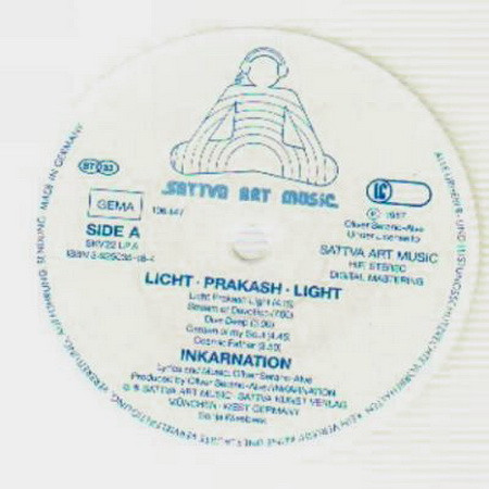 Inkarnation - Licht Prakash Light | Sattva Music (SKV 022 LP) - 4