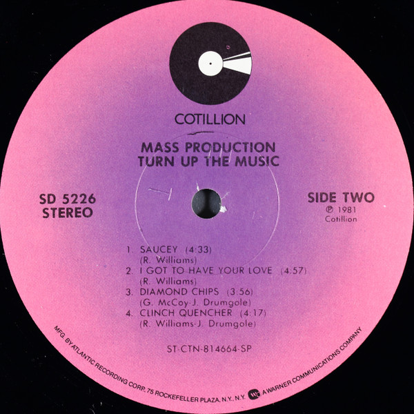 Mass Production - Turn Up The Music | Cotillion (SD 5226) - 4 Mass Production - Turn Up The Music | Cotillion (SD 5226) - 4