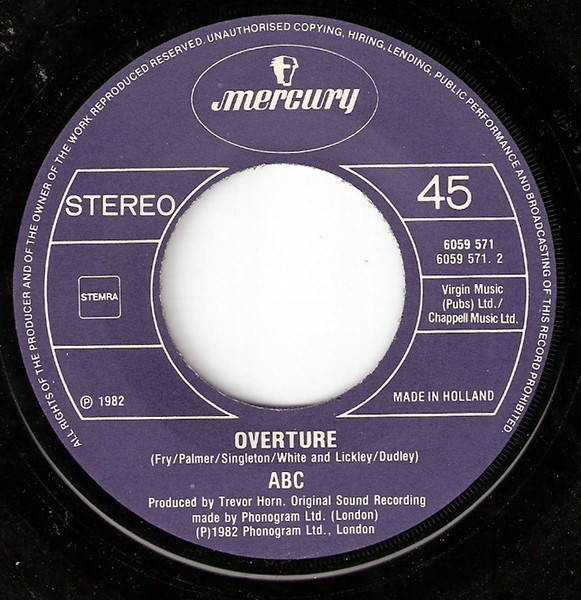 ABC - All Of My Heart / Overture (From The Lexicon Of Love) | Mercury (6059 571) - 4 ABC - All Of My Heart / Overture (From The Lexicon Of Love) | Mercury (6059 571) - 4