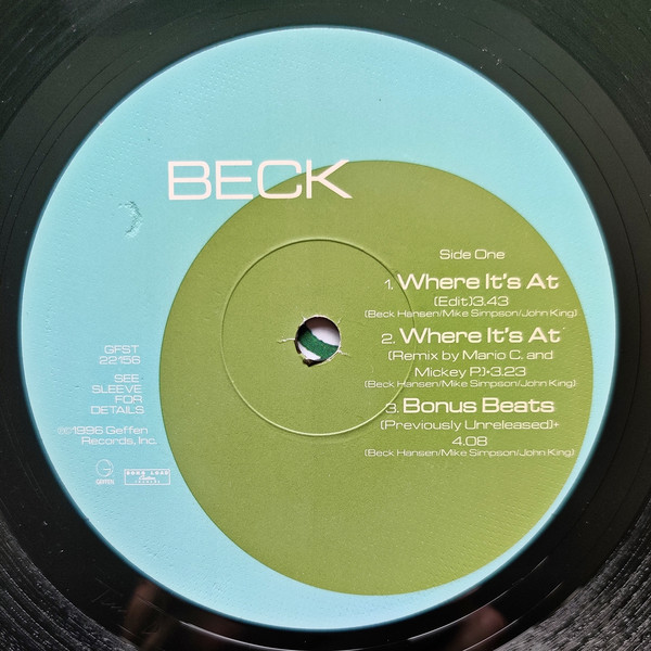 Beck - Where It's At | Geffen Records (GFST 22156) - 3