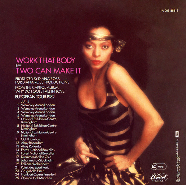 Diana Ross - Work That Body | Capitol Records (1A 006-86516) - 2 Diana Ross - Work That Body | Capitol Records (1A 006-86516) - 2