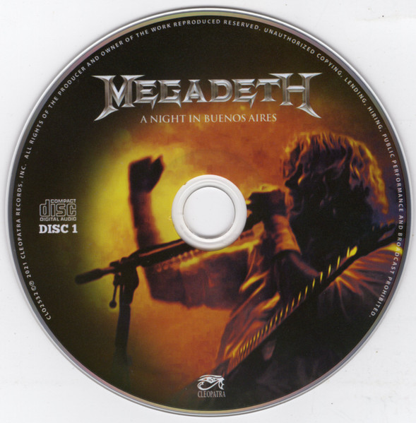 Megadeth - A Night In Buenos Aires | Cleopatra (CL02532) - 3