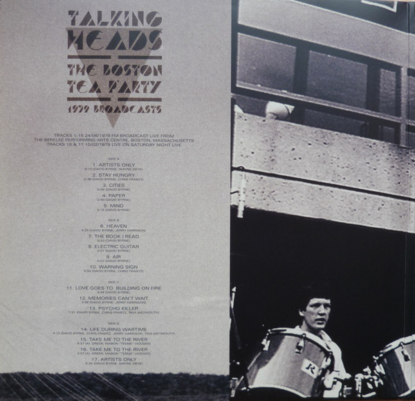 Talking Heads - The Boston Tea Party (1979 Broadcasts) | Let Them Eat Vinyl (LETV240LP) - 3 Talking Heads - The Boston Tea Party (1979 Broadcasts) | Let Them Eat Vinyl (LETV240LP) - 3
