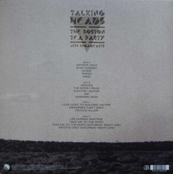Talking Heads - The Boston Tea Party (1979 Broadcasts) | Let Them Eat Vinyl (LETV240LP) - 2 Talking Heads - The Boston Tea Party (1979 Broadcasts) | Let Them Eat Vinyl (LETV240LP) - 2