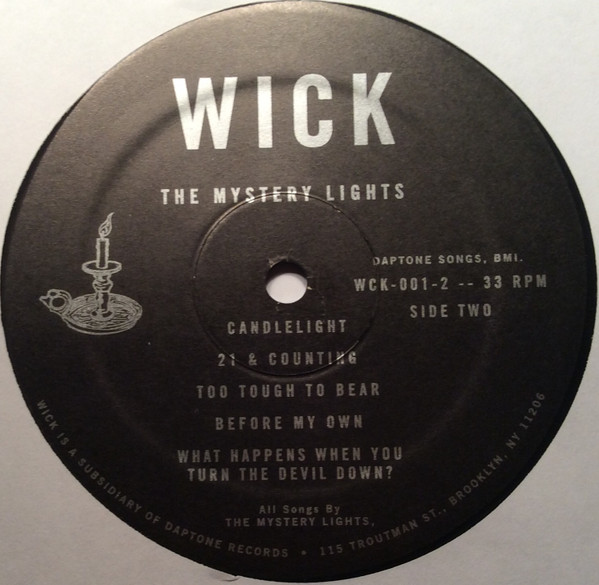 The Mystery Lights - The Mystery Lights | Wick Records (WICK-001) - 4 The Mystery Lights - The Mystery Lights | Wick Records (WICK-001) - 4