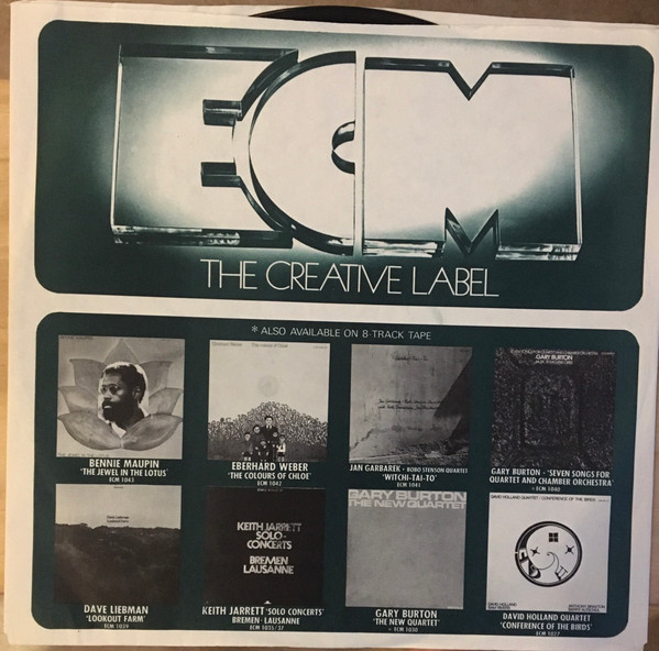 Keith Jarrett - Facing You | ECM Records (ECM 1017 ST) - 3 Keith Jarrett - Facing You | ECM Records (ECM 1017 ST) - 3