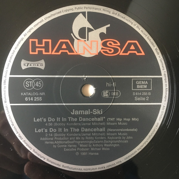 Jamalski - Let's Do It In The Dancehall | Hansa (614 255) - 4