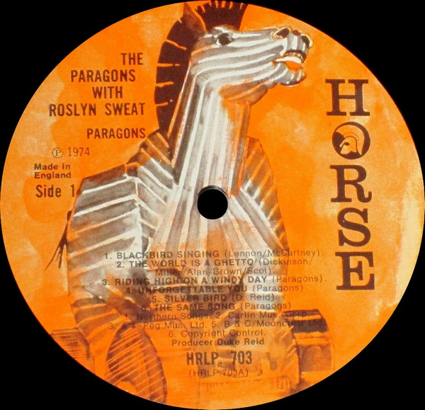 The Paragons With Roslyn Sweet - With Roslyn Sweat | Horse (HRLP 703) - 4 The Paragons With Roslyn Sweet - With Roslyn Sweat | Horse (HRLP 703) - 4