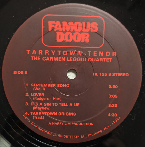 Carmen Leggio Quartet - Tarrytown Tenor | Famous Door (HL 125) - 4 Carmen Leggio Quartet - Tarrytown Tenor | Famous Door (HL 125) - 4