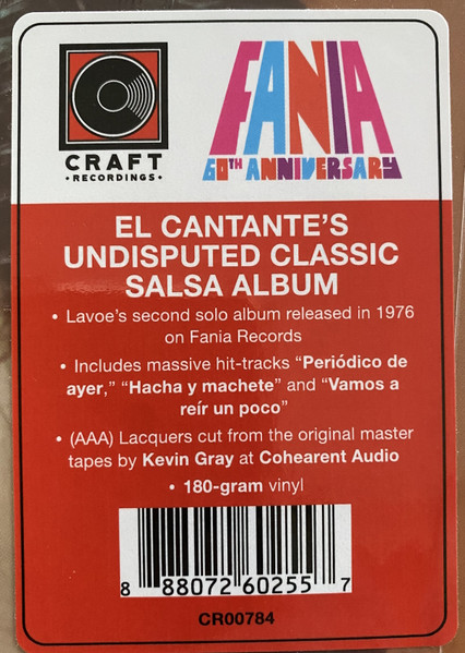 Hector Lavoe - De Ti Depende (It's Up To You) | Craft Recordings (CR00784) - 2 Hector Lavoe - De Ti Depende (It's Up To You) | Craft Recordings (CR00784) - 2