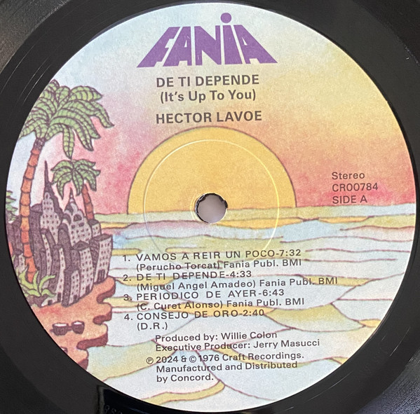 Hector Lavoe - De Ti Depende (It's Up To You) | Craft Recordings (CR00784) - 4 Hector Lavoe - De Ti Depende (It's Up To You) | Craft Recordings (CR00784) - 4
