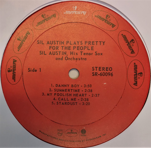 Sil Austin - Sil Austin Plays Pretty For The People | Mercury (MG 20424) - 3 Sil Austin - Sil Austin Plays Pretty For The People | Mercury (MG 20424) - 3