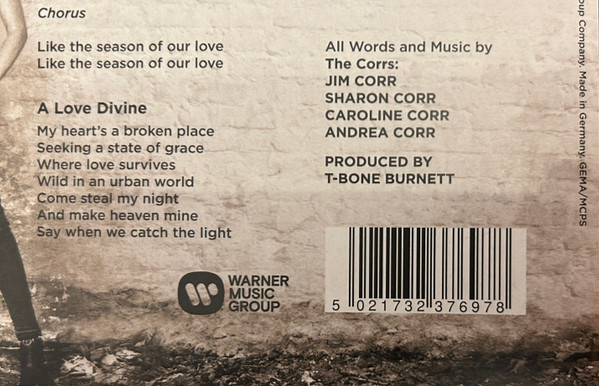 The Corrs - Jupiter Calling | Warner Music Group (0190295754051) - 4 The Corrs - Jupiter Calling | Warner Music Group (0190295754051) - 4