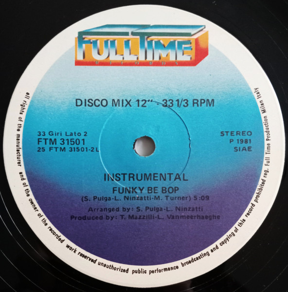 Vin Zee - Funky Be Bop | Full Time Records (FTM 31501) - 3 Vin Zee - Funky Be Bop | Full Time Records (FTM 31501) - 3