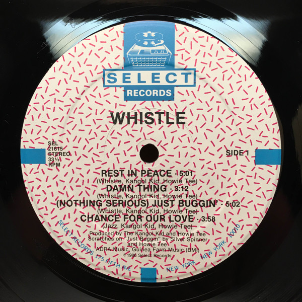 Whistle - Whistle | Select Records (SEL 21615) - 3