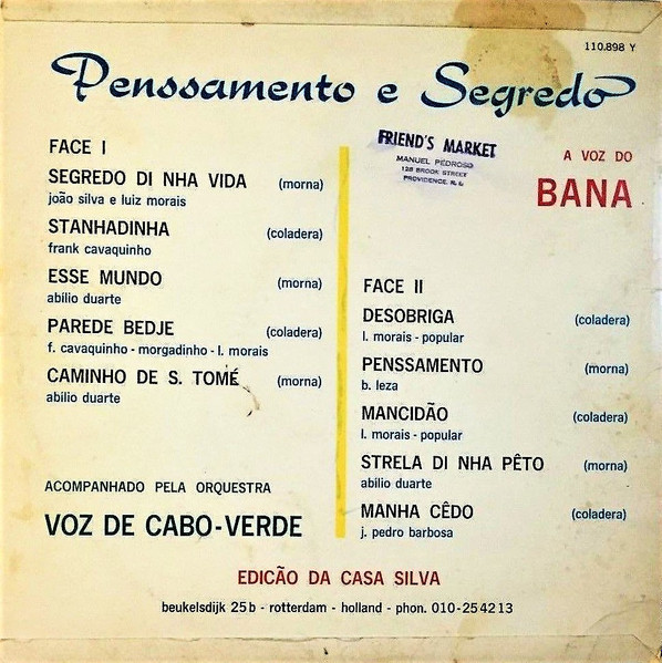 Bana - Penssamento E Segredo | Casa Silva (110.898 Y) - 2