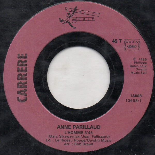 Anne Parillaud - L'homme | Ouistiti Music (13698) - 3 Anne Parillaud - L'homme | Ouistiti Music (13698) - 3
