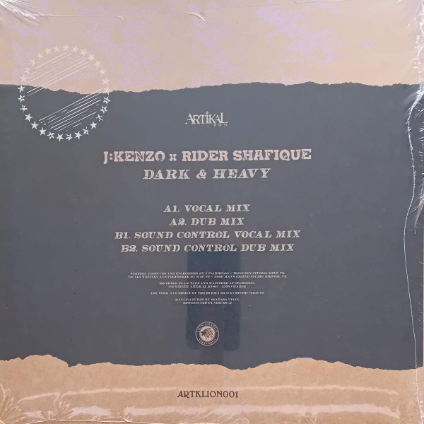 J:Kenzo X Rider Shafique - Dark & Heavy | Artikal Music UK (ARTKLION001) - 2 J:Kenzo X Rider Shafique - Dark & Heavy | Artikal Music UK (ARTKLION001) - 2