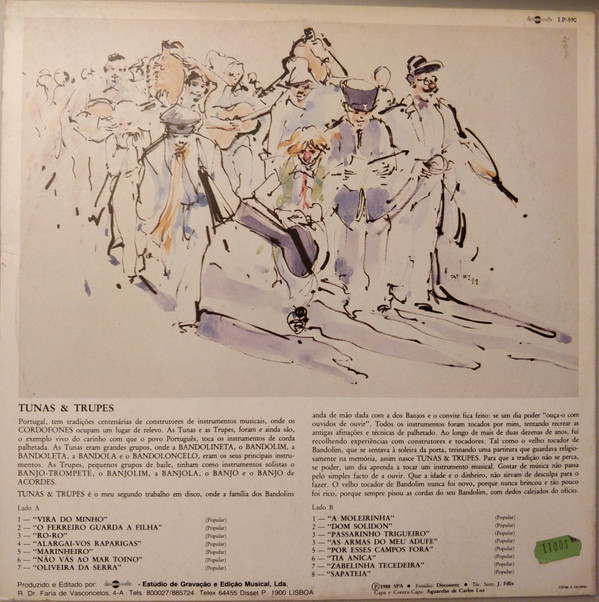 José Lúcio - Tunas E Trupes | Discossete (LP-590) - 2 José Lúcio - Tunas E Trupes | Discossete (LP-590) - 2