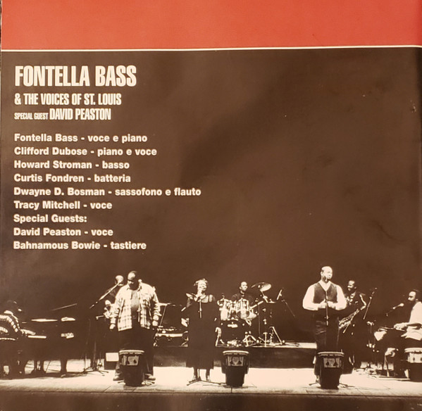 Fontella Bass , The Voices Of St. Louis , Special Guest: David Peaston - Live In Italy | Il Manifesto - Around Jazz (CD 048) - 3