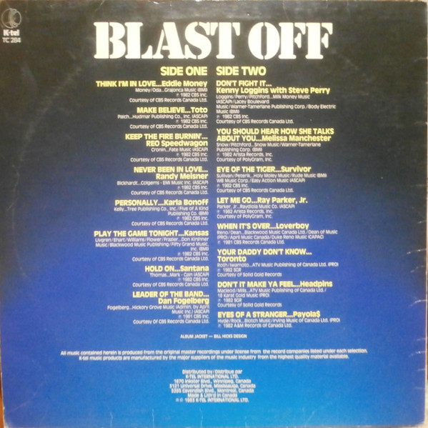 Various - BLAST OFF [Vinyl] | K-Tel (TC 284) - 2